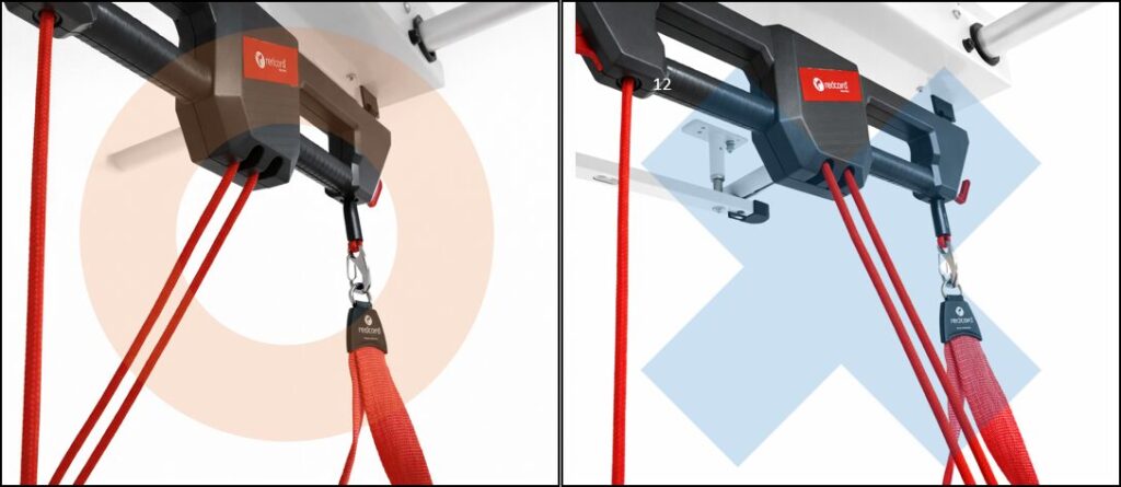 ロープのロックの図解