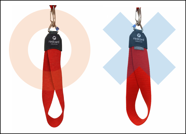 手を通す向きに注意の図解